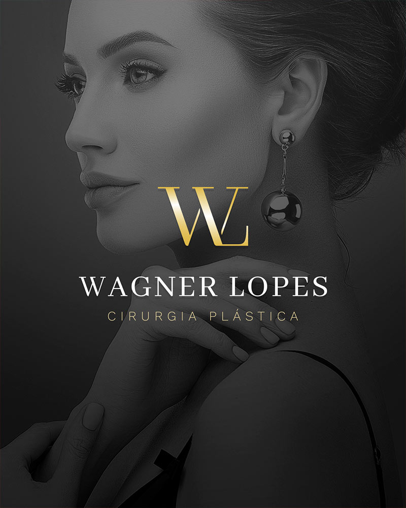 Wagner Lopes Cirurgia Plástica. Design de Marca e Identidade Visual. LYMP Design Curitiba - PR.
